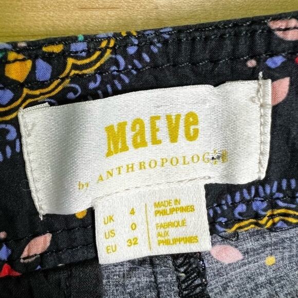 Anthropologie Maeve abstract city shorts in multicolor medallion print - Picture 6 of 8